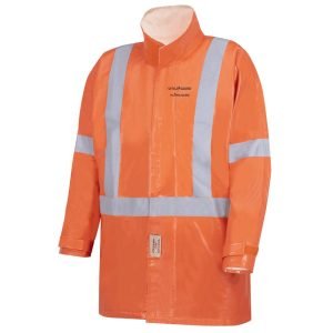 Utili-Gard® FR Jacket - PVC-Coated Dupont™ Nomex® - Hi-Vis Orange