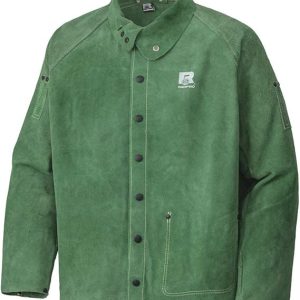 Welding Jacket – Side–Split Leather – Kevlar® Stitching – Green