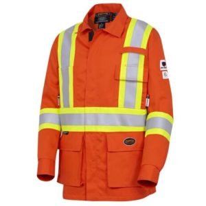Women's Hi-Vis FR-Tech® Flame Resistant Safety Jacket – Unlined – Hi-Vis Orange