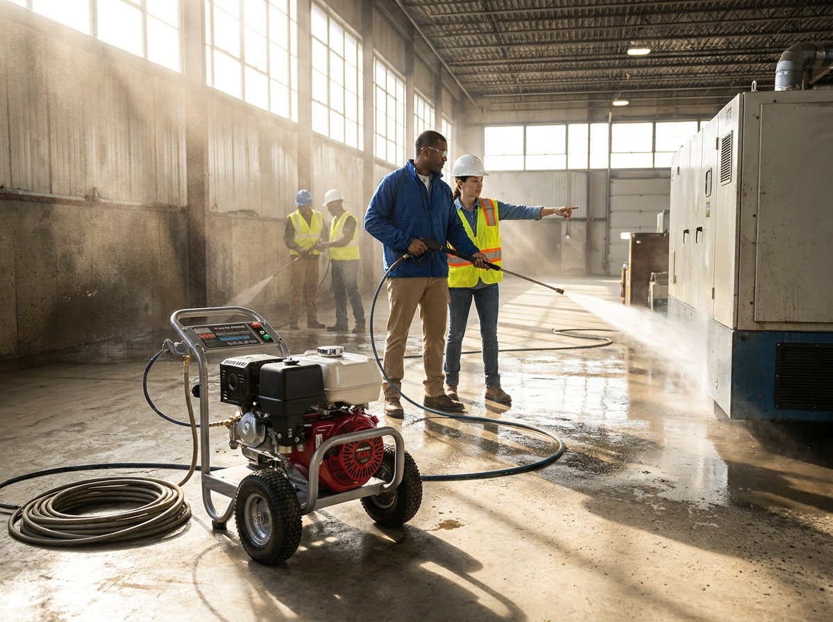 Featured image for blog post about cold water pressure washer